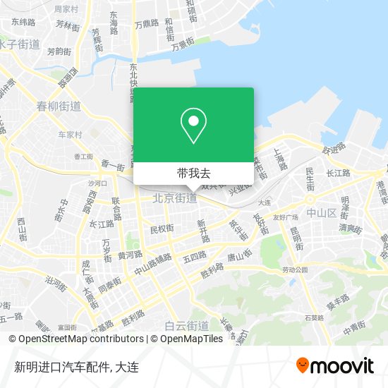 新明进口汽车配件地图