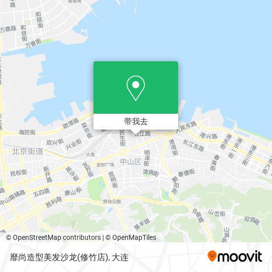 靡尚造型美发沙龙(修竹店)地图