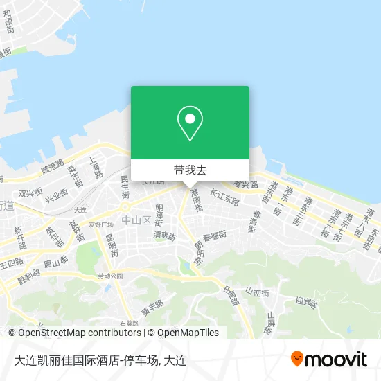 大连凯丽佳国际酒店-停车场地图