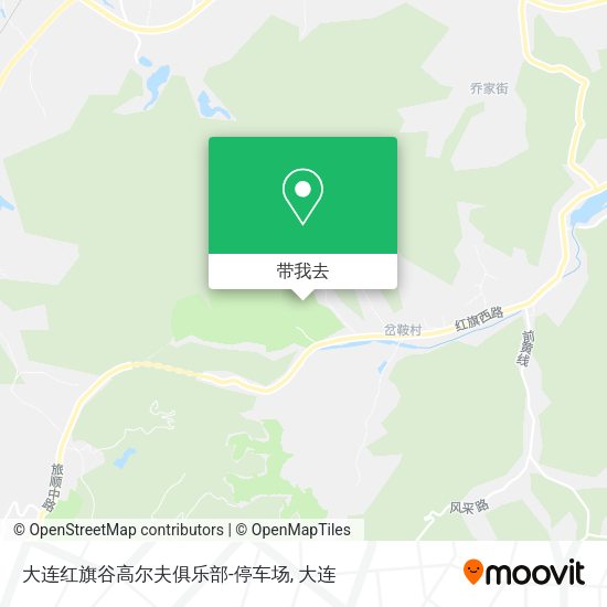大连红旗谷高尔夫俱乐部-停车场地图