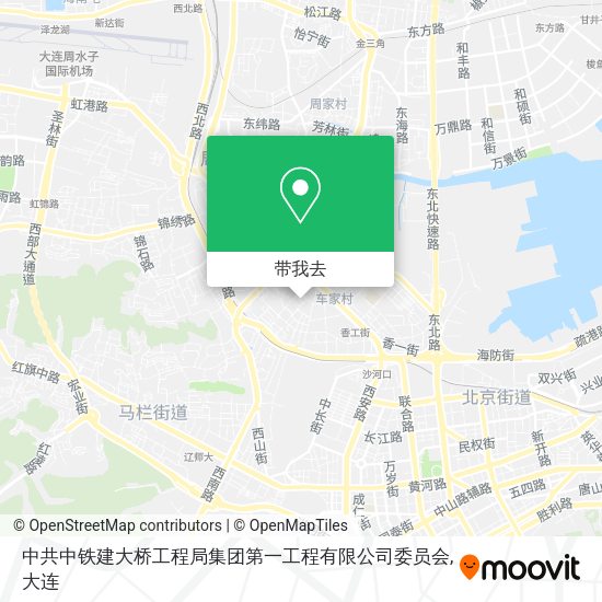 中共中铁建大桥工程局集团第一工程有限公司委员会地图