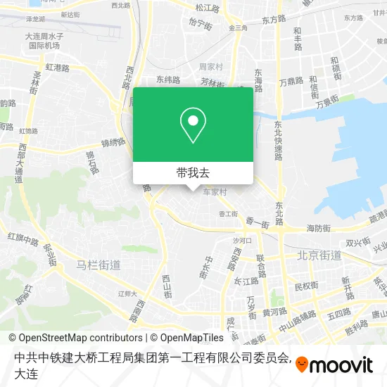 中共中铁建大桥工程局集团第一工程有限公司委员会地图