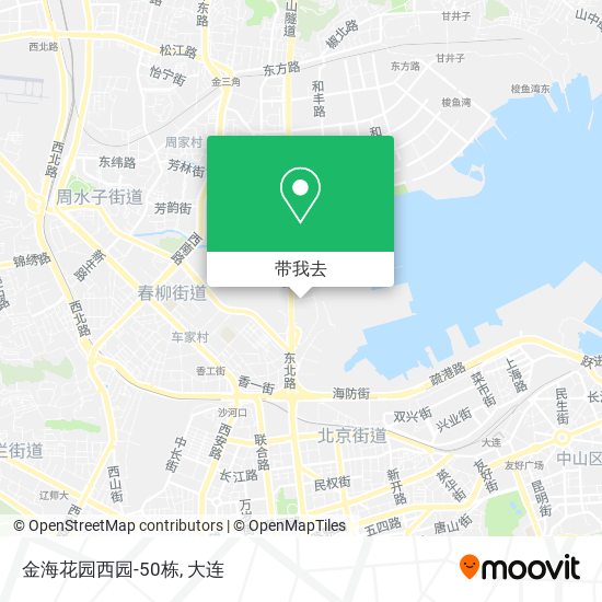 金海花园西园-50栋地图