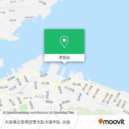 大连港公安局交警大队大港中队地图