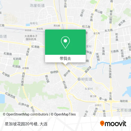 星加坡花园20号楼地图