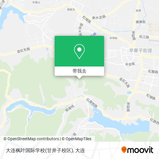 大连枫叶国际学校(甘井子校区)地图