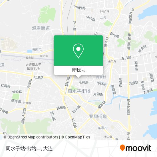 周水子站-出站口地图