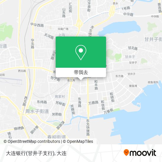 大连银行(甘井子支行)地图