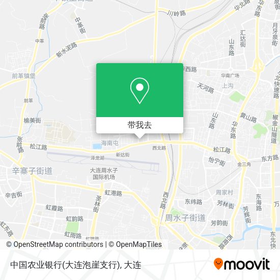 中国农业银行(大连泡崖支行)地图