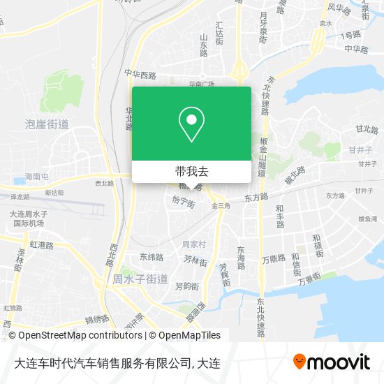 大连车时代汽车销售服务有限公司地图