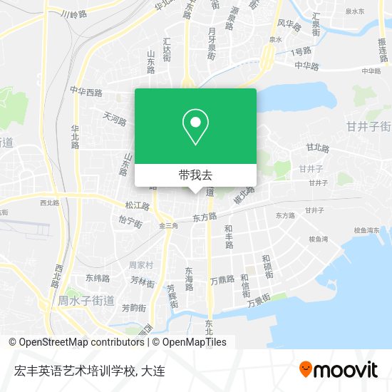 宏丰英语艺术培训学校地图