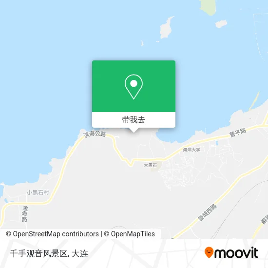 千手观音风景区地图