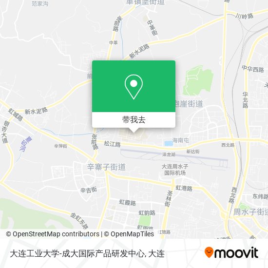 大连工业大学-成大国际产品研发中心地图