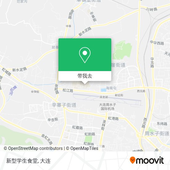 新型学生食堂地图