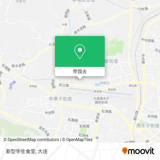 新型学生食堂地图