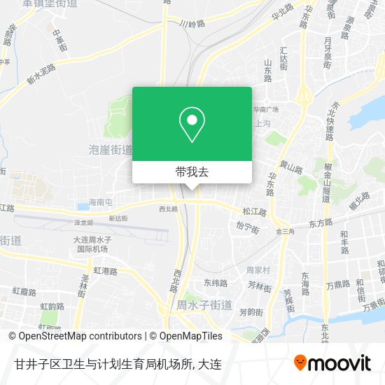 甘井子区卫生与计划生育局机场所地图