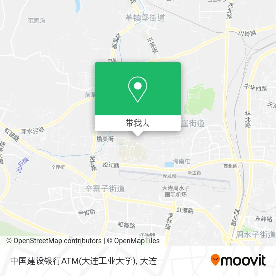 中国建设银行ATM(大连工业大学)地图