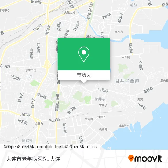 大连市老年病医院地图