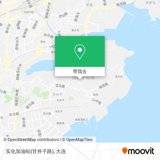 实化加油站(甘井子路)地图