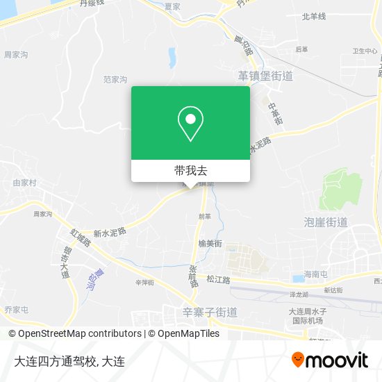 大连四方通驾校地图