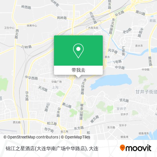 锦江之星酒店(大连华南广场中华路店)地图