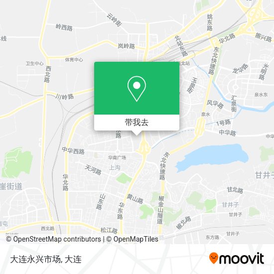 大连永兴市场地图