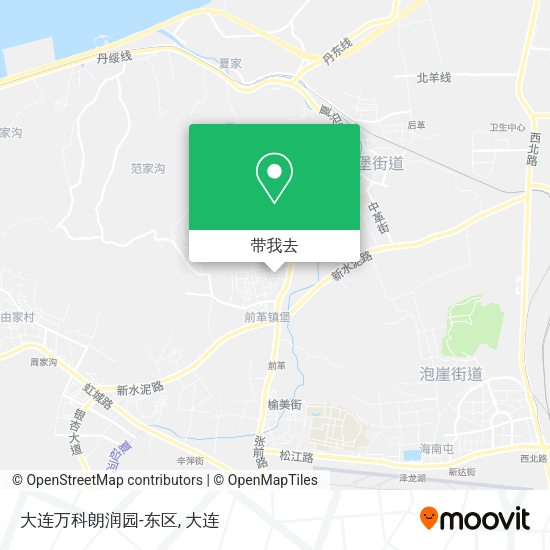大连万科朗润园-东区地图