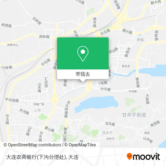 大连农商银行(下沟分理处)地图