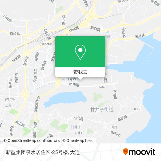 新型集团泉水居住区-25号楼地图