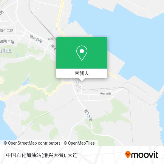 中国石化加油站(港兴大街)地图