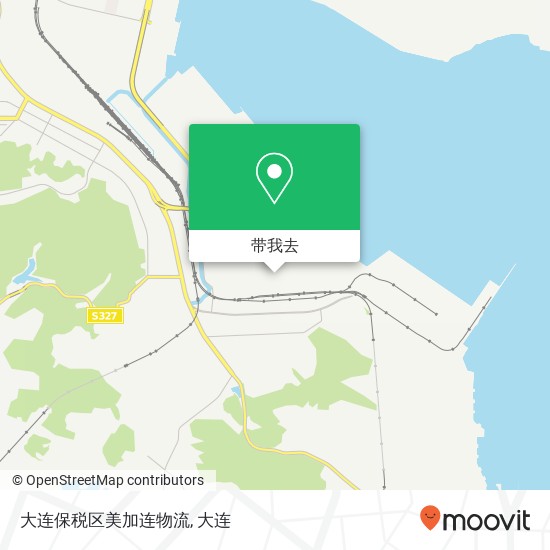 大连保税区美加连物流地图