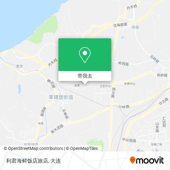 利君海鲜饭店旅店地图
