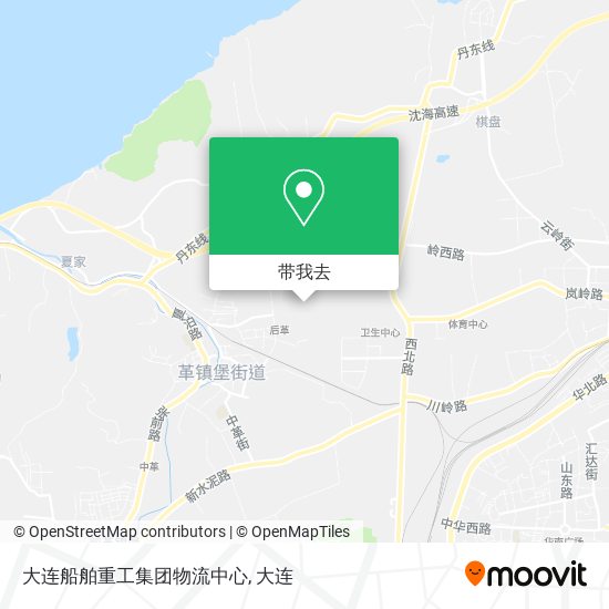 大连船舶重工集团物流中心地图