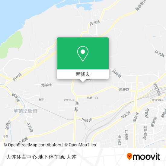 大连体育中心-地下停车场地图