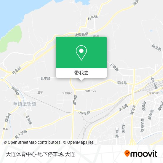 大连体育中心-地下停车场地图