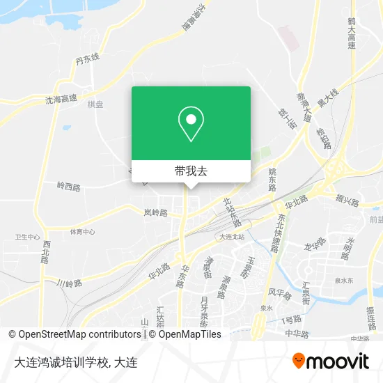 大连鸿诚培训学校地图