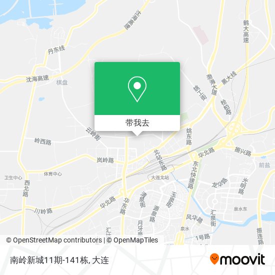 南岭新城11期-141栋地图