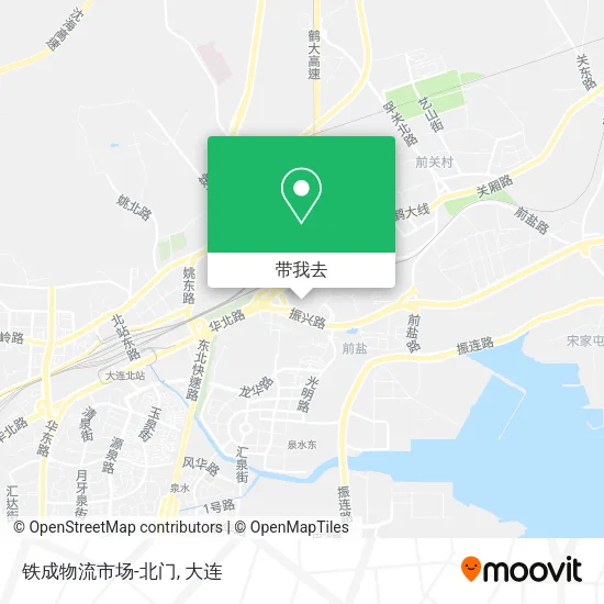 铁成物流市场-北门地图