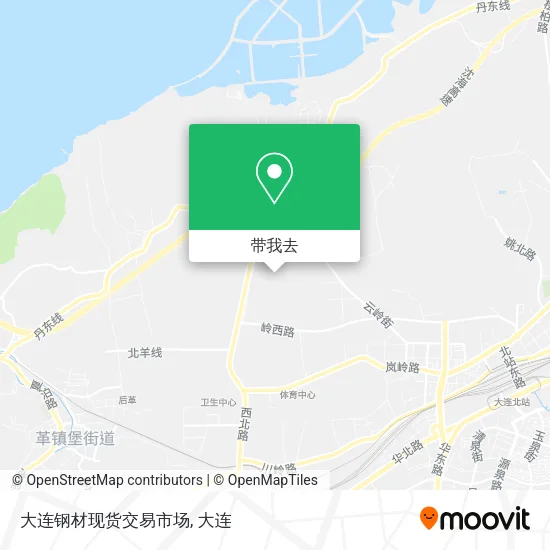 大连钢材现货交易市场地图
