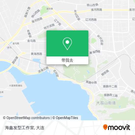 海鑫发型工作室地图