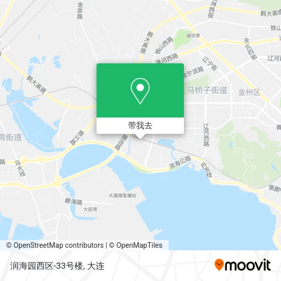 润海园西区-33号楼地图