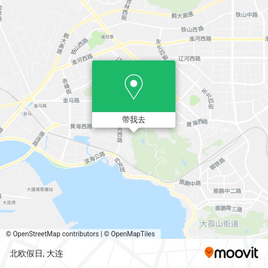 北欧假日地图
