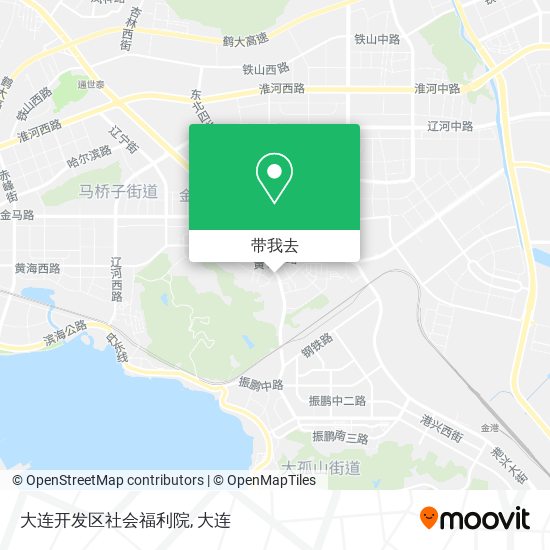 大连开发区社会福利院地图