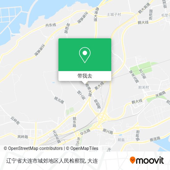 辽宁省大连市城郊地区人民检察院地图