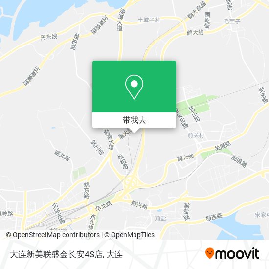 大连新美联盛金长安4S店地图