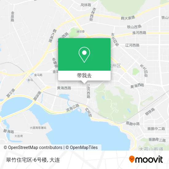 翠竹住宅区-6号楼地图