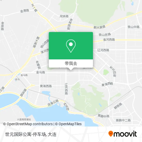 世元国际公寓-停车场地图