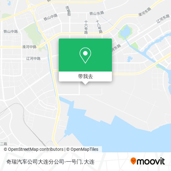 奇瑞汽车公司大连分公司-一号门地图