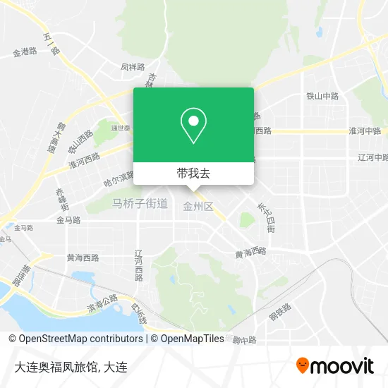 大连奥福凤旅馆地图