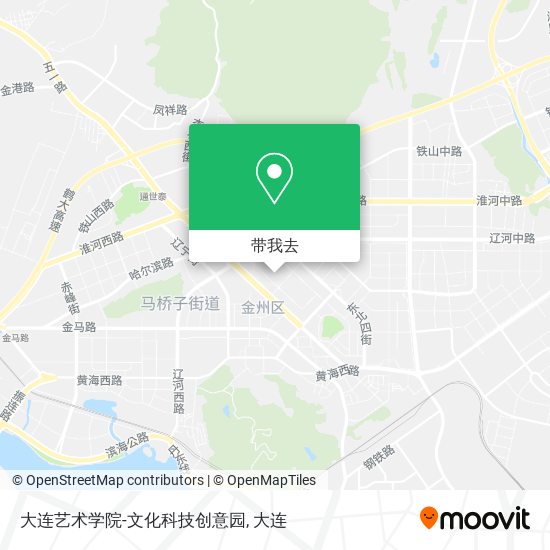 大连艺术学院-文化科技创意园地图